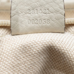 Leather Web Messenger Bag