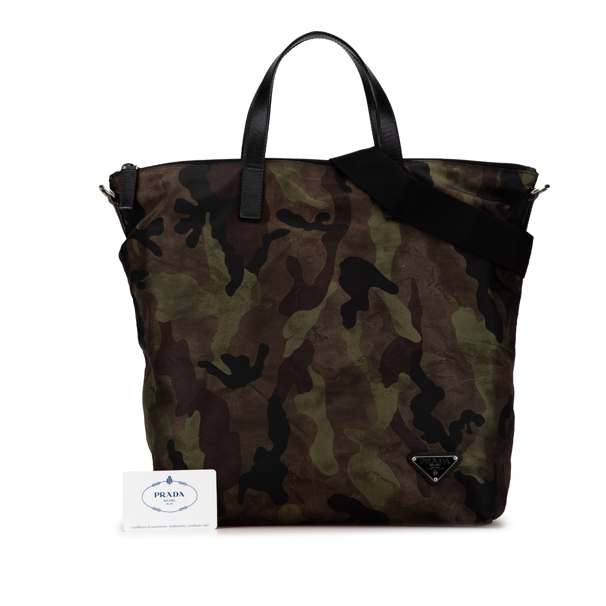 Tessuto Camouflage Satchel