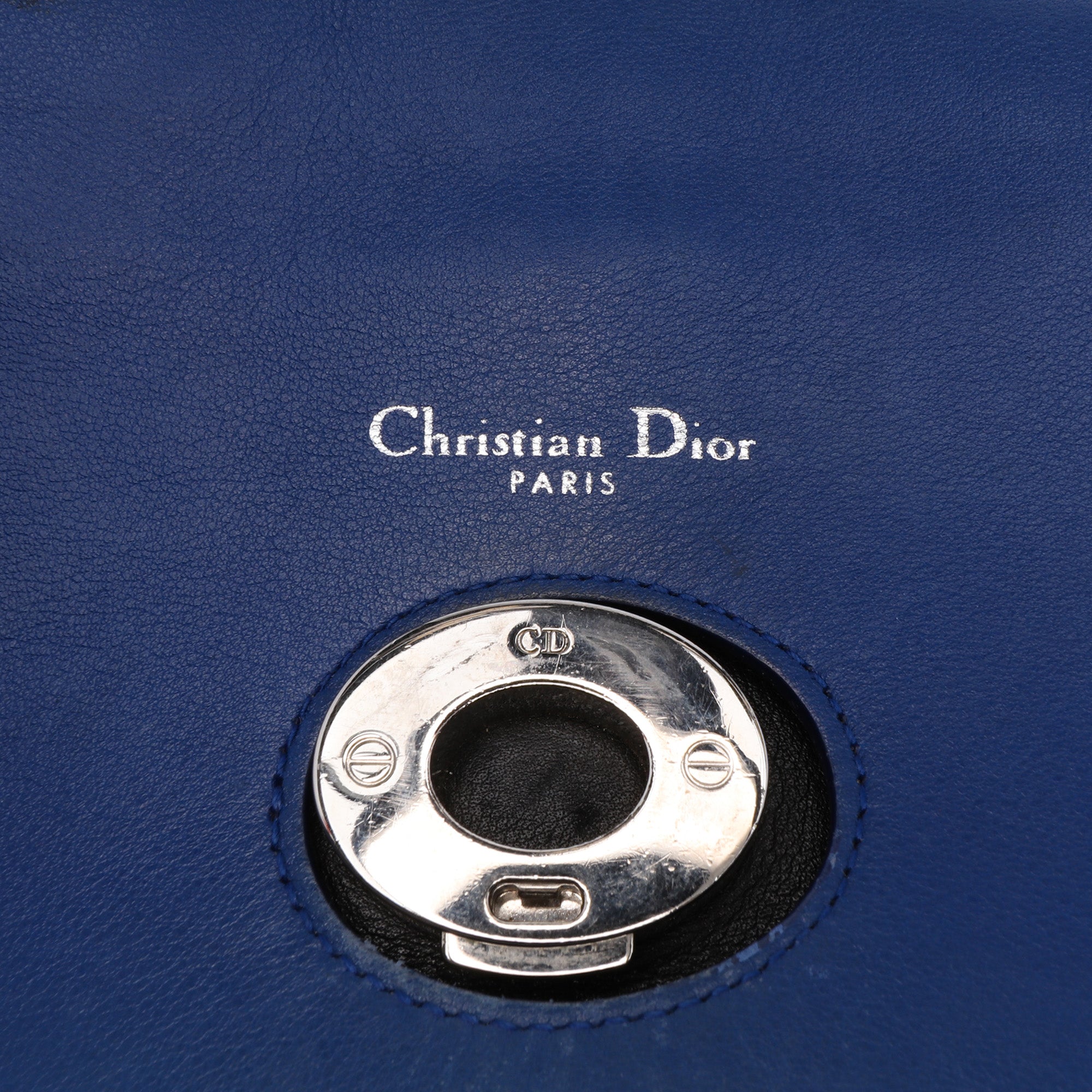Medium Calfskin Be Dior Double Flap