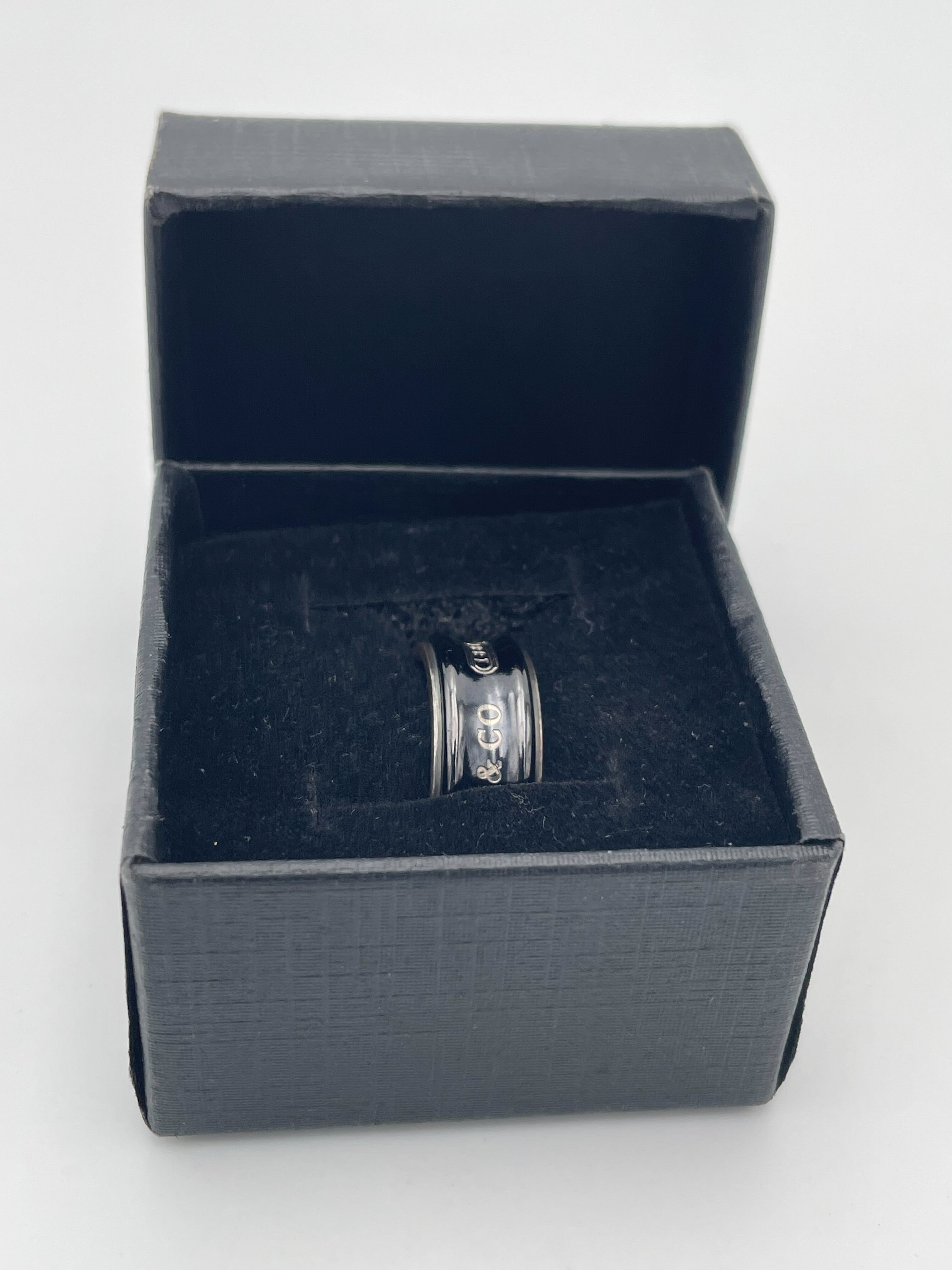 Tiffany & Co. 1837 Band Ring Titanium