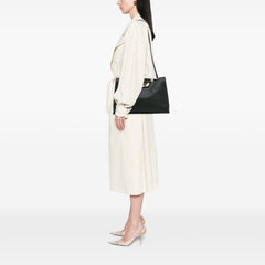 Medium Calfskin Bamboo Daily Shopper Satchel