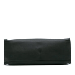 Medium Calfskin Bamboo Daily Shopper Satchel