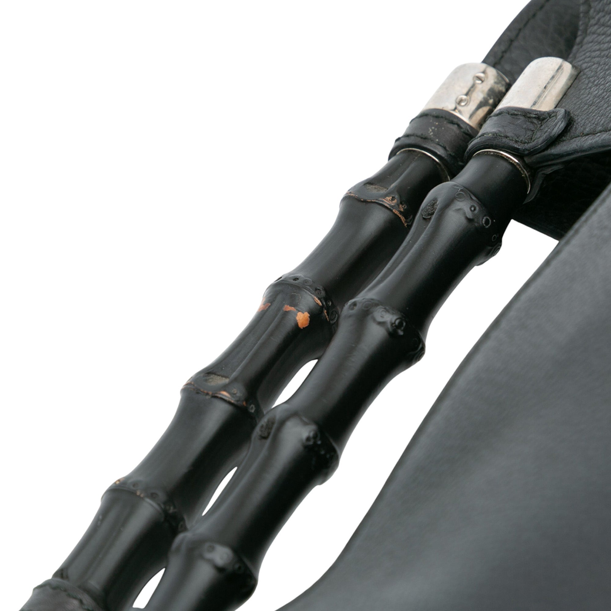 Medium Calfskin Bamboo Daily Shopper Satchel