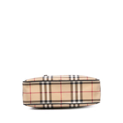 House Check Canvas Handbag