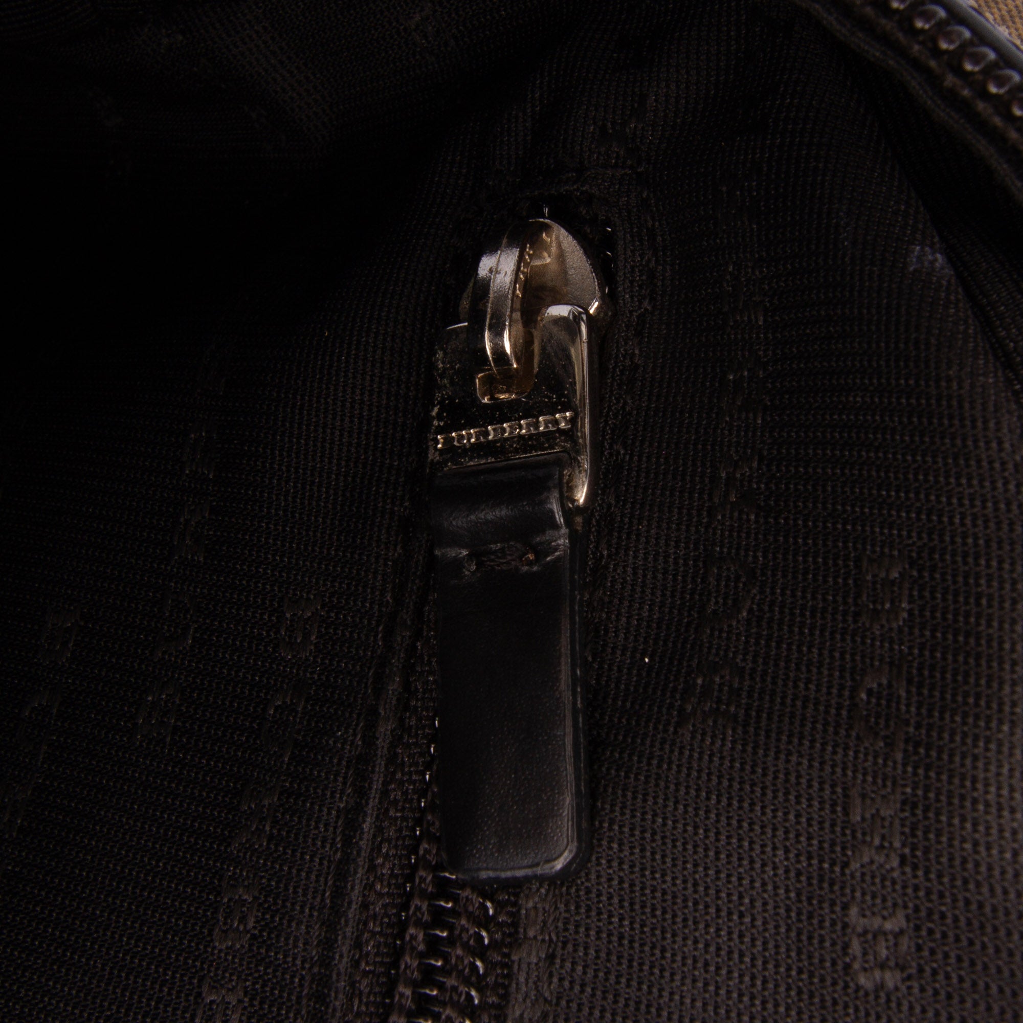 House Check Canvas Handbag