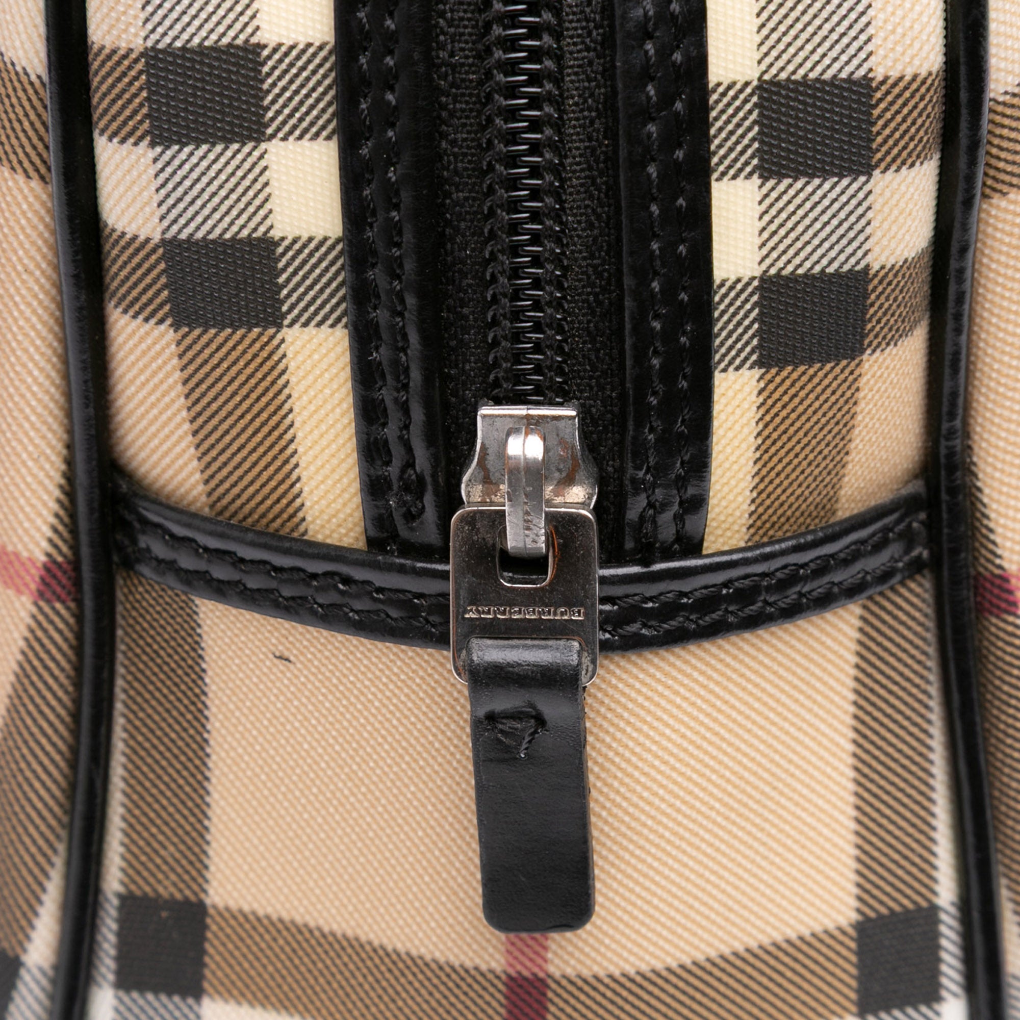 House Check Canvas Handbag