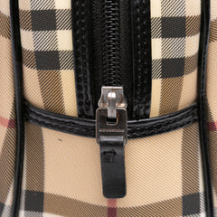 House Check Canvas Handbag