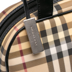 House Check Canvas Handbag