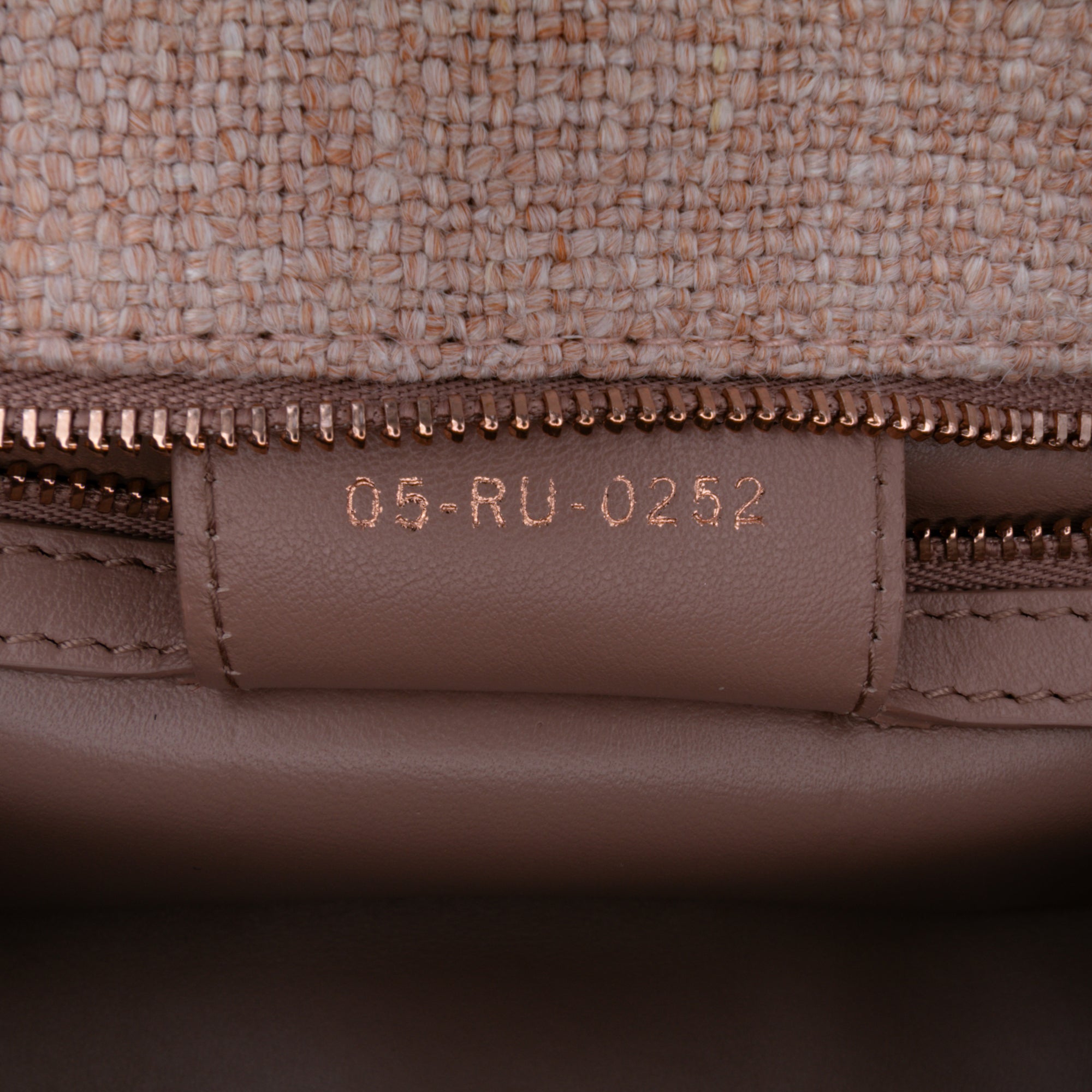 Small Tweed Macrocannage Caro Bag
