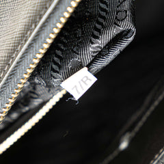 Large Saffiano Lux Galleria Double Zip Tote