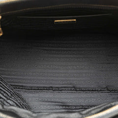 Large Saffiano Lux Galleria Double Zip Tote