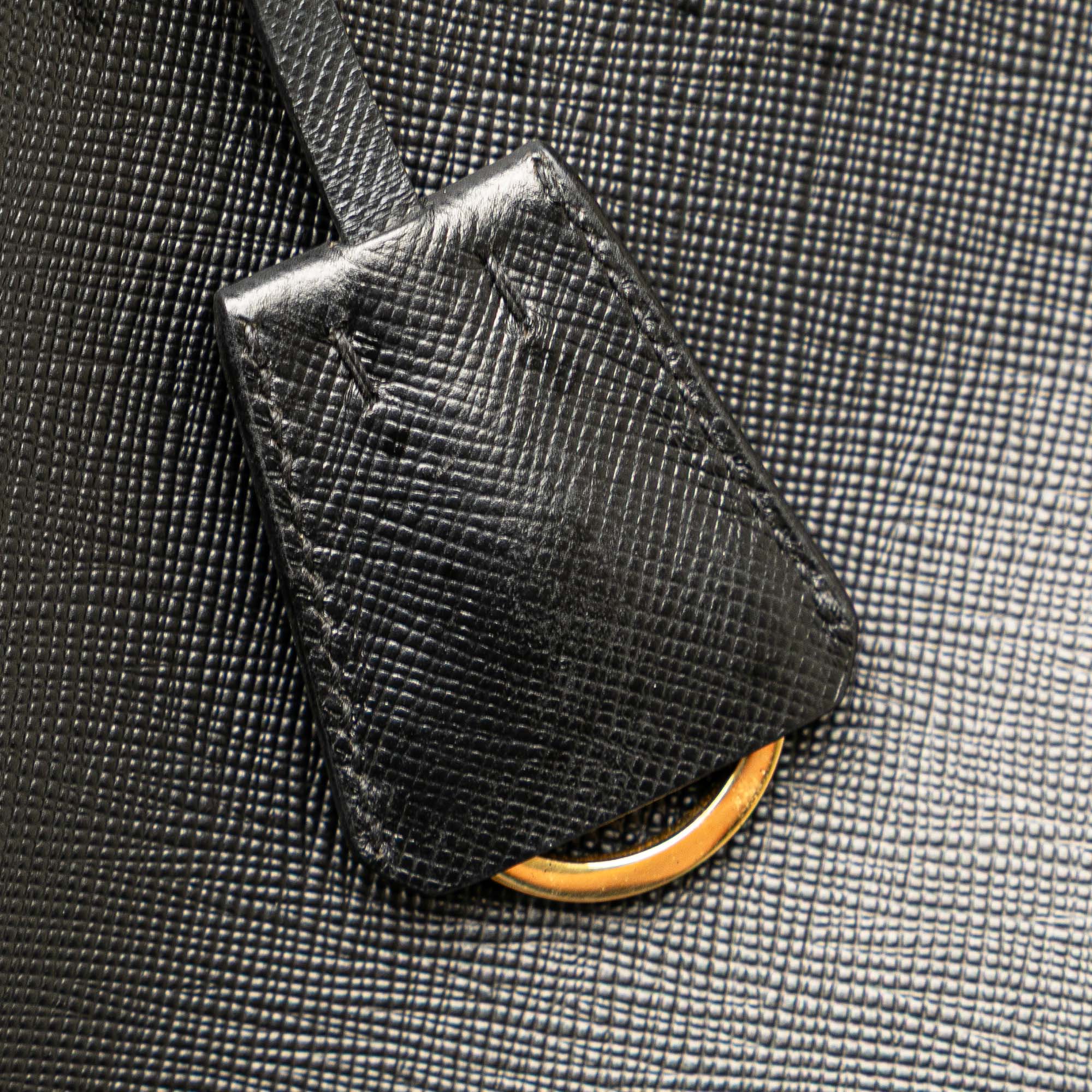 Large Saffiano Lux Galleria Double Zip Tote