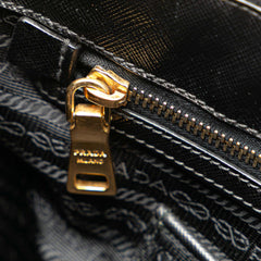 Large Saffiano Lux Galleria Double Zip Tote