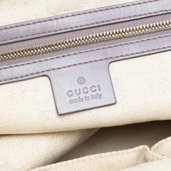 GG Canvas Heart Bit Satchel