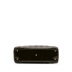 Large Patent Cannage Lady Dior