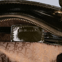 Large Patent Cannage Lady Dior