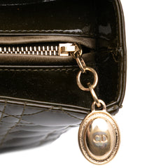 Large Patent Cannage Lady Dior