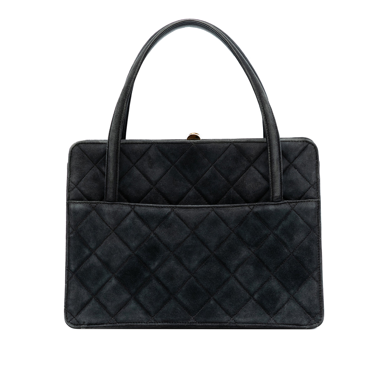 Quilted Suede Handbag