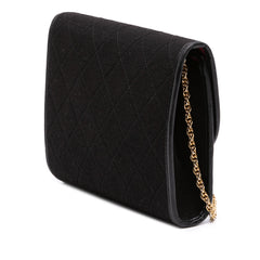 CC Quilted Jersey Chain Flap