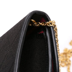 CC Quilted Jersey Chain Flap