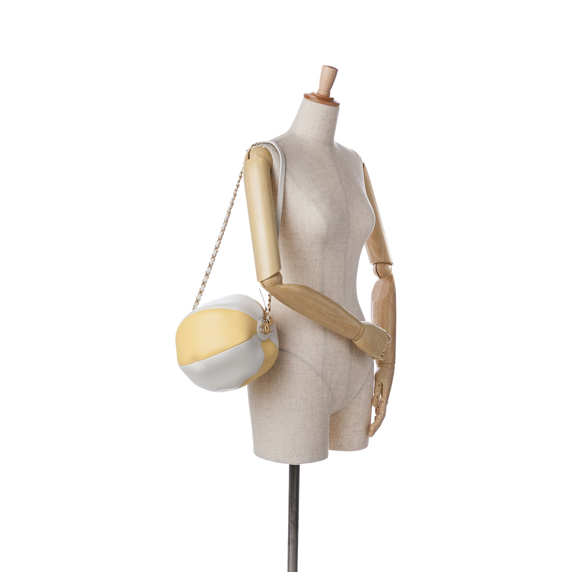 Calfskin Coco Beach Ball Bag