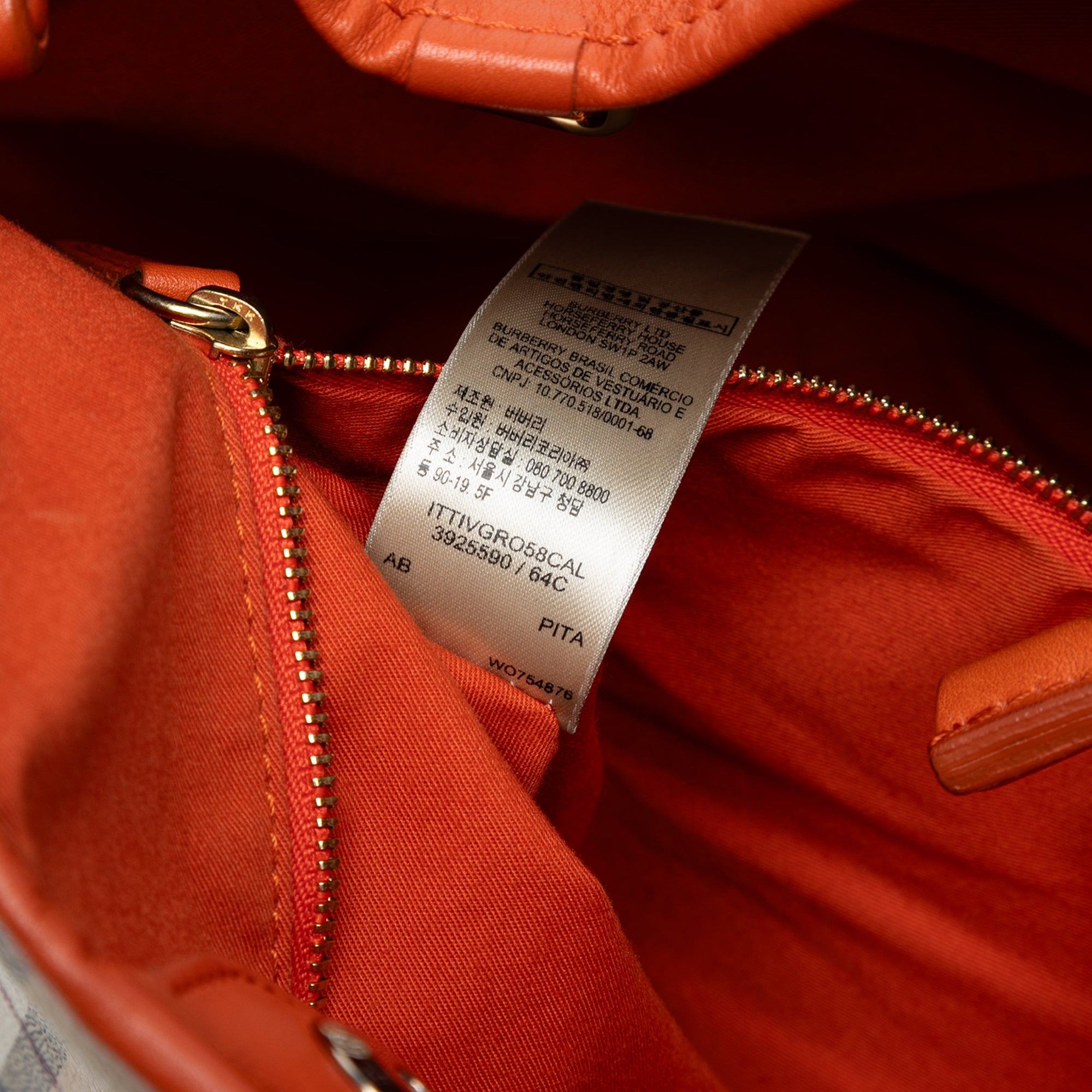 Small Leather Trimmed Haymarket Check Coated Canvas Canterbury Tote