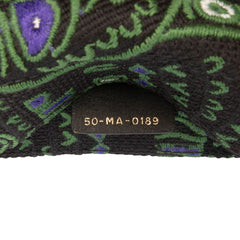 Large Canvas Embroidered Elephant Book Tote