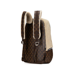 Marc Newson Monogram Shearling Backpack