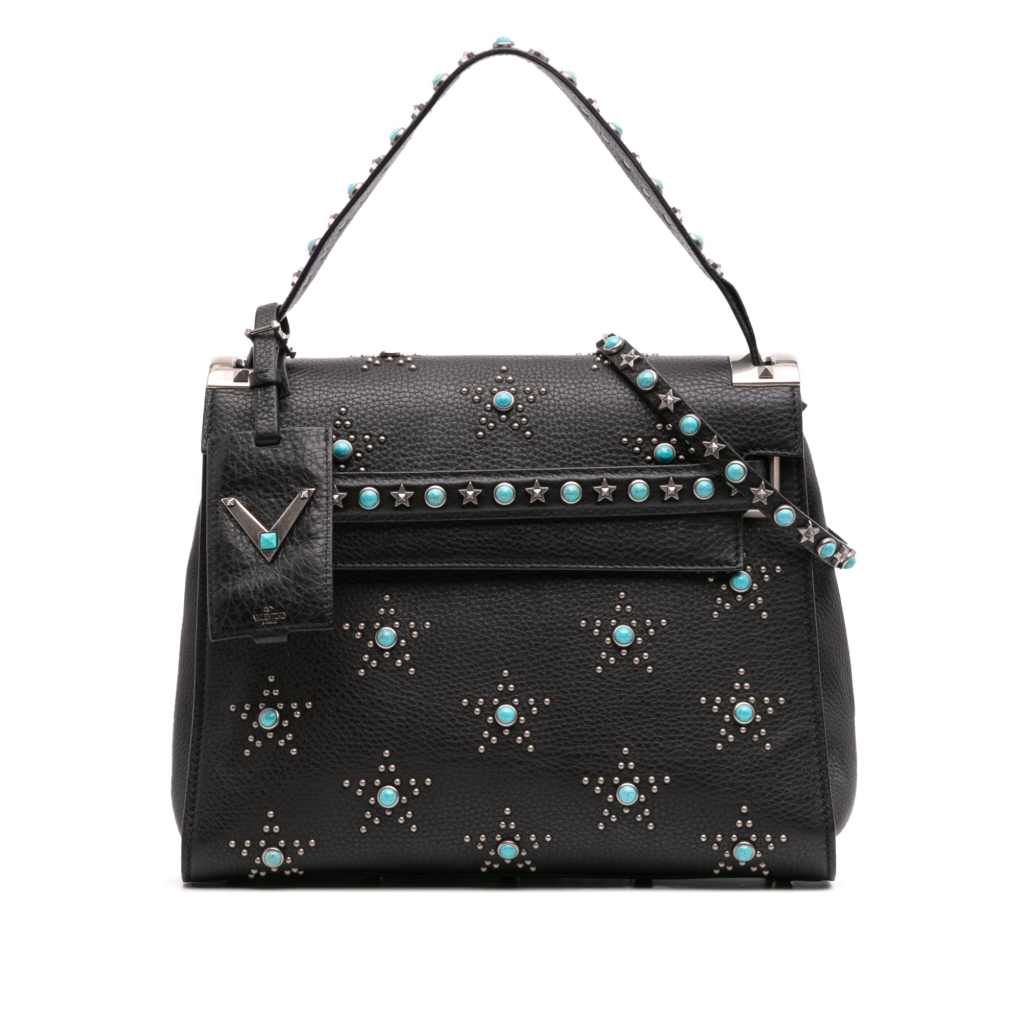 Medium Leather My Rockstud Rolling Frame Bag