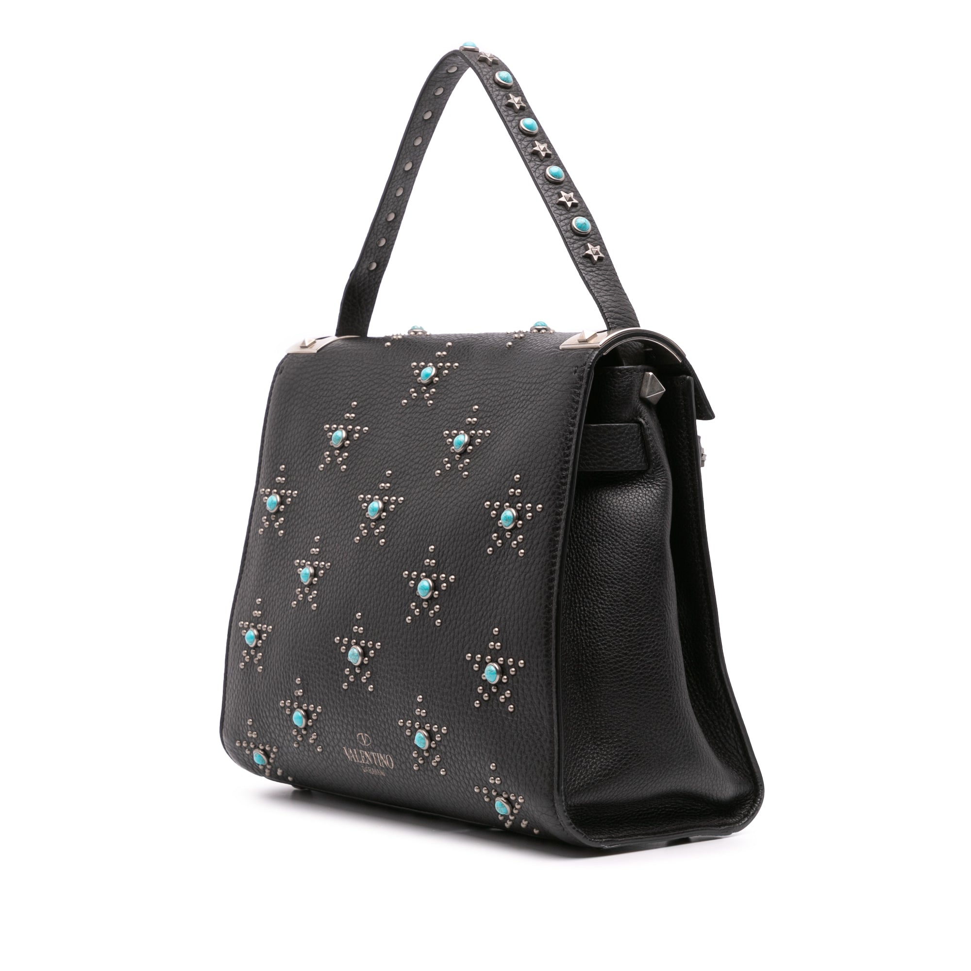 Medium Leather My Rockstud Rolling Frame Bag