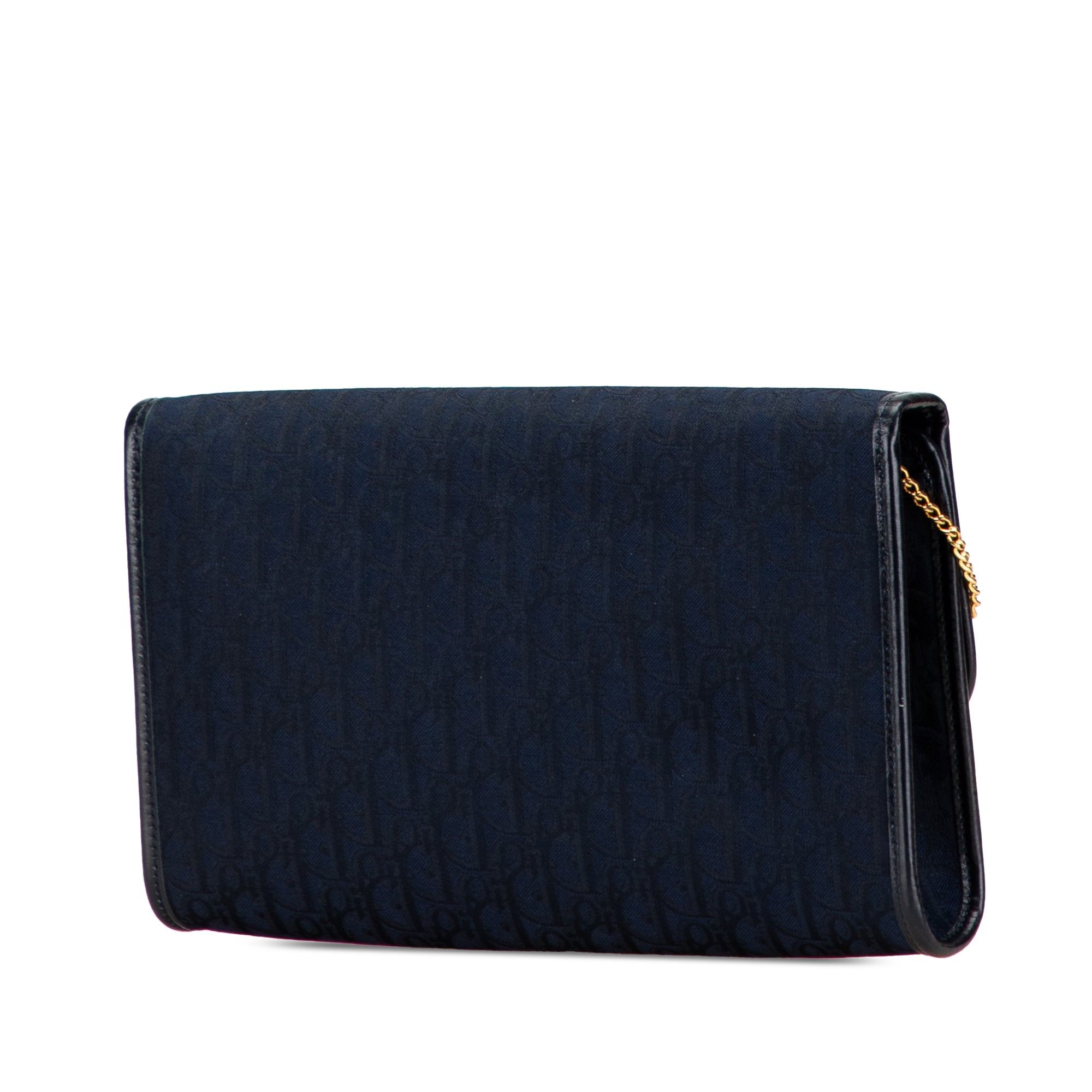 Oblique Canvas Chain Crossbody