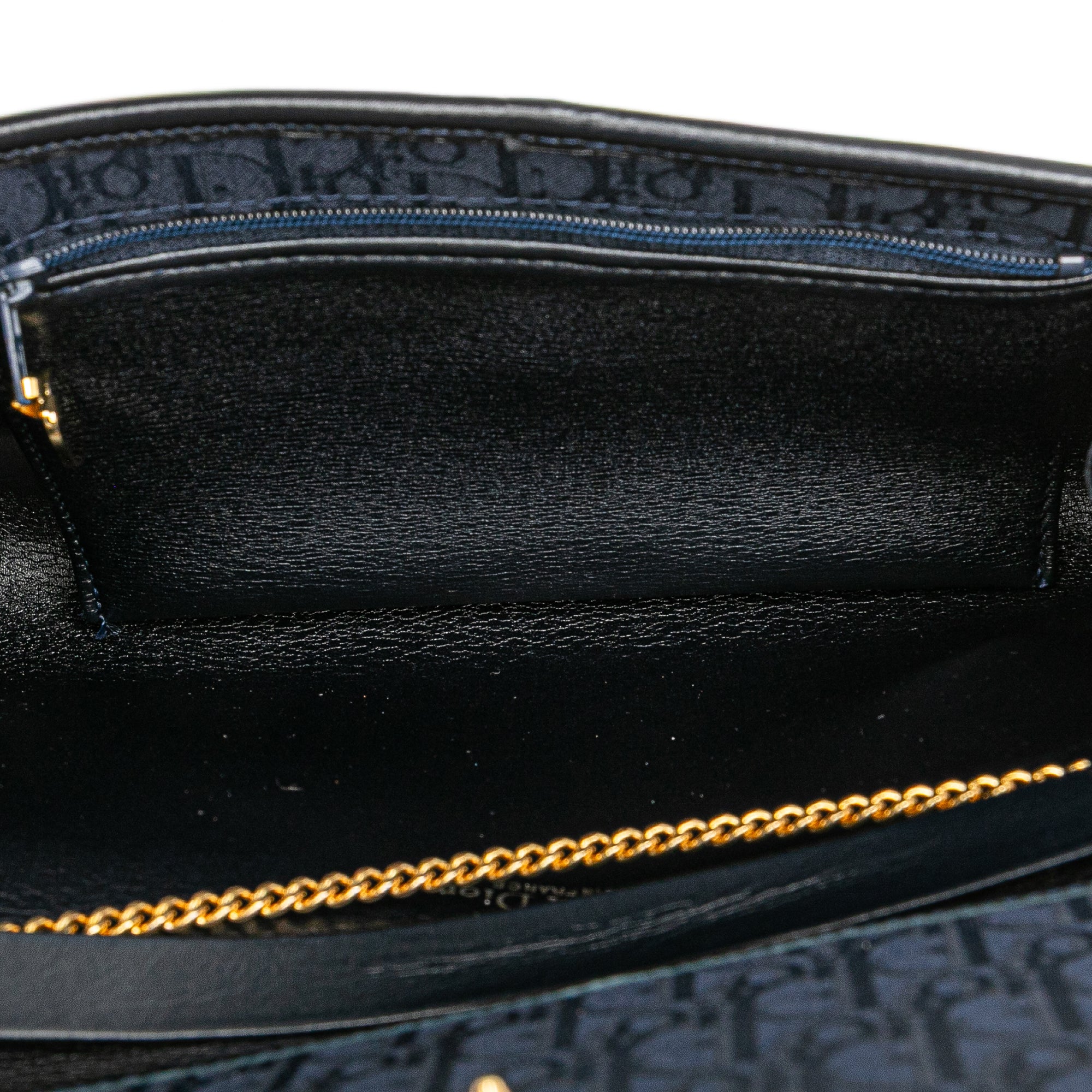 Oblique Canvas Chain Crossbody