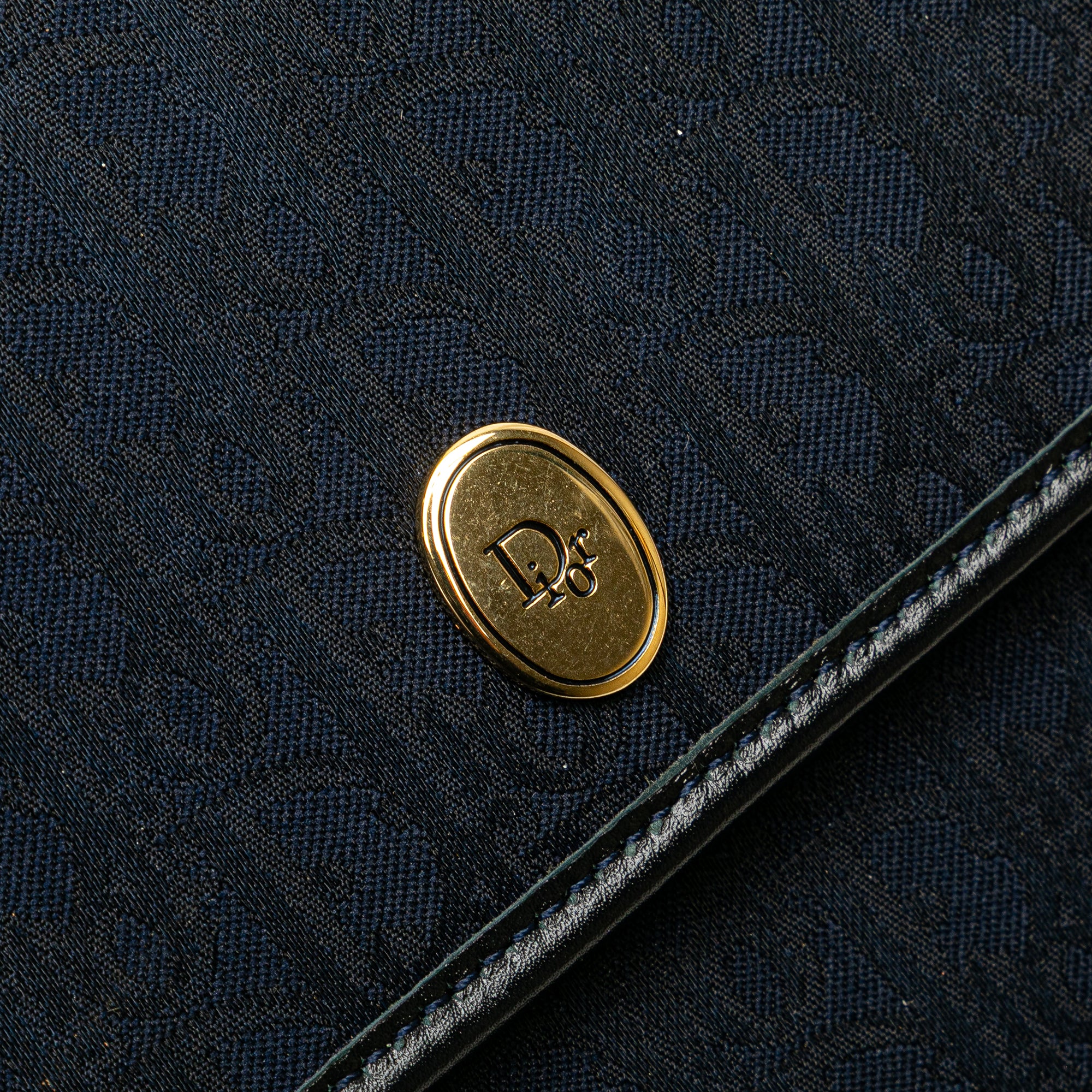 Oblique Canvas Chain Crossbody
