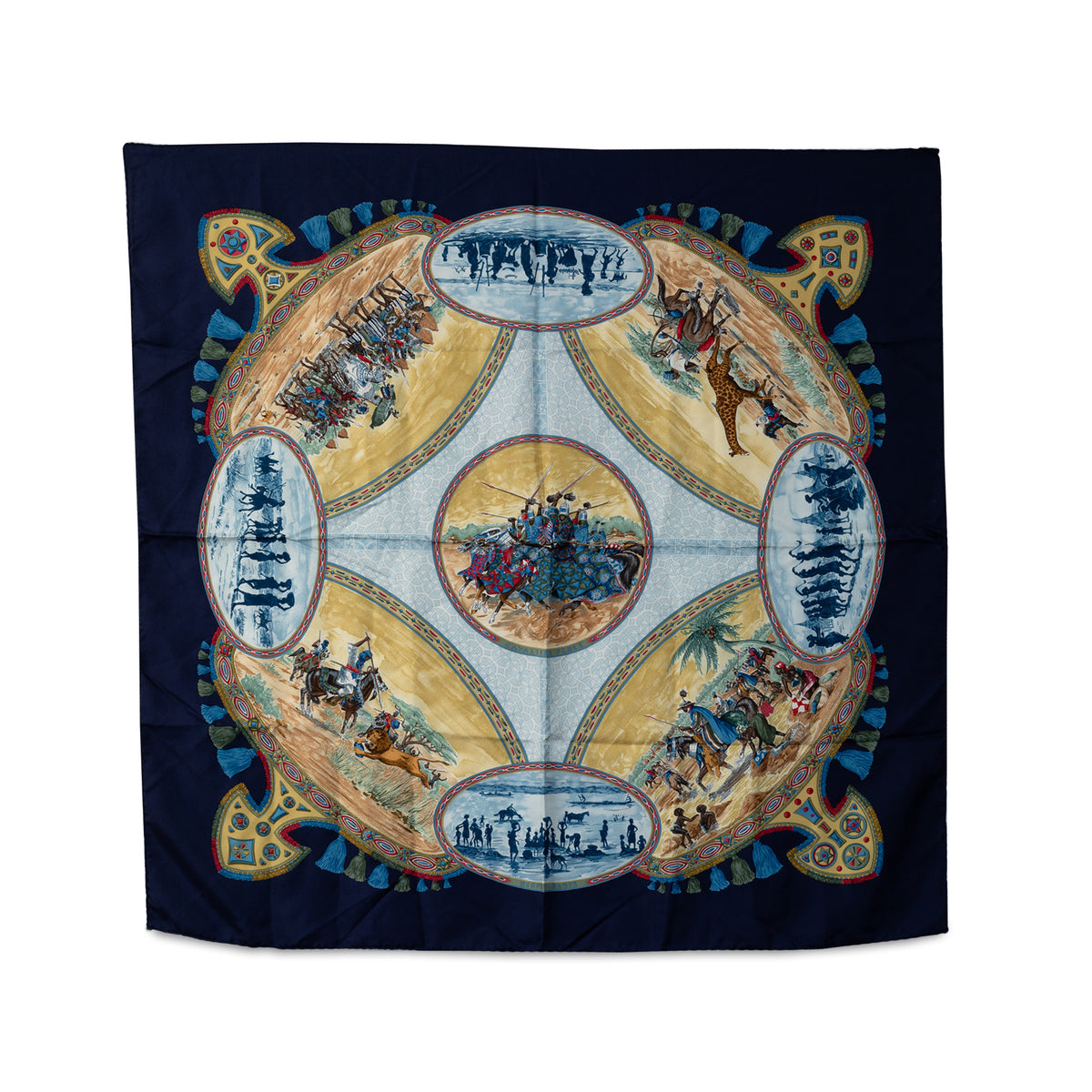 Cavaliers Peuls Silk Scarf