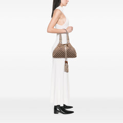 Medium GG Canvas Braided Peggy Tote