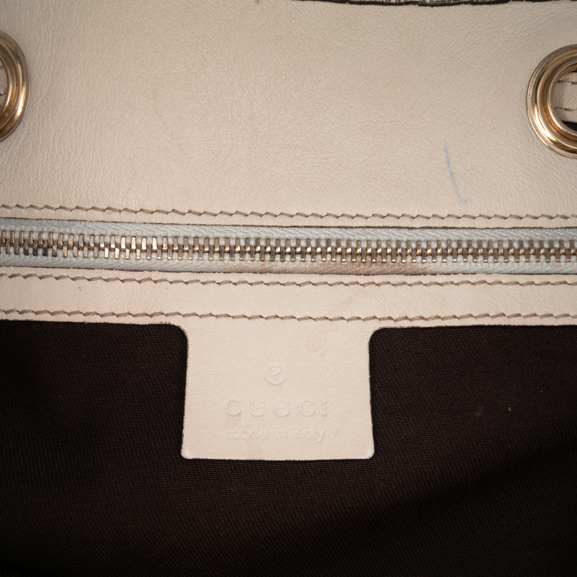 Medium GG Canvas Braided Peggy Tote