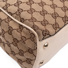 Medium GG Canvas Braided Peggy Tote