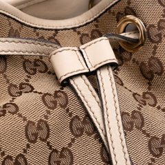 Medium GG Canvas Braided Peggy Tote
