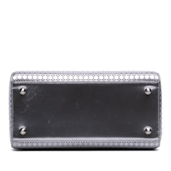 Medium Metallic Patent Microcannage Lady Dior