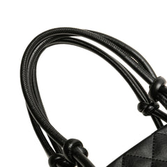 Small Quilted Lambskin Cambon Ligne Tote