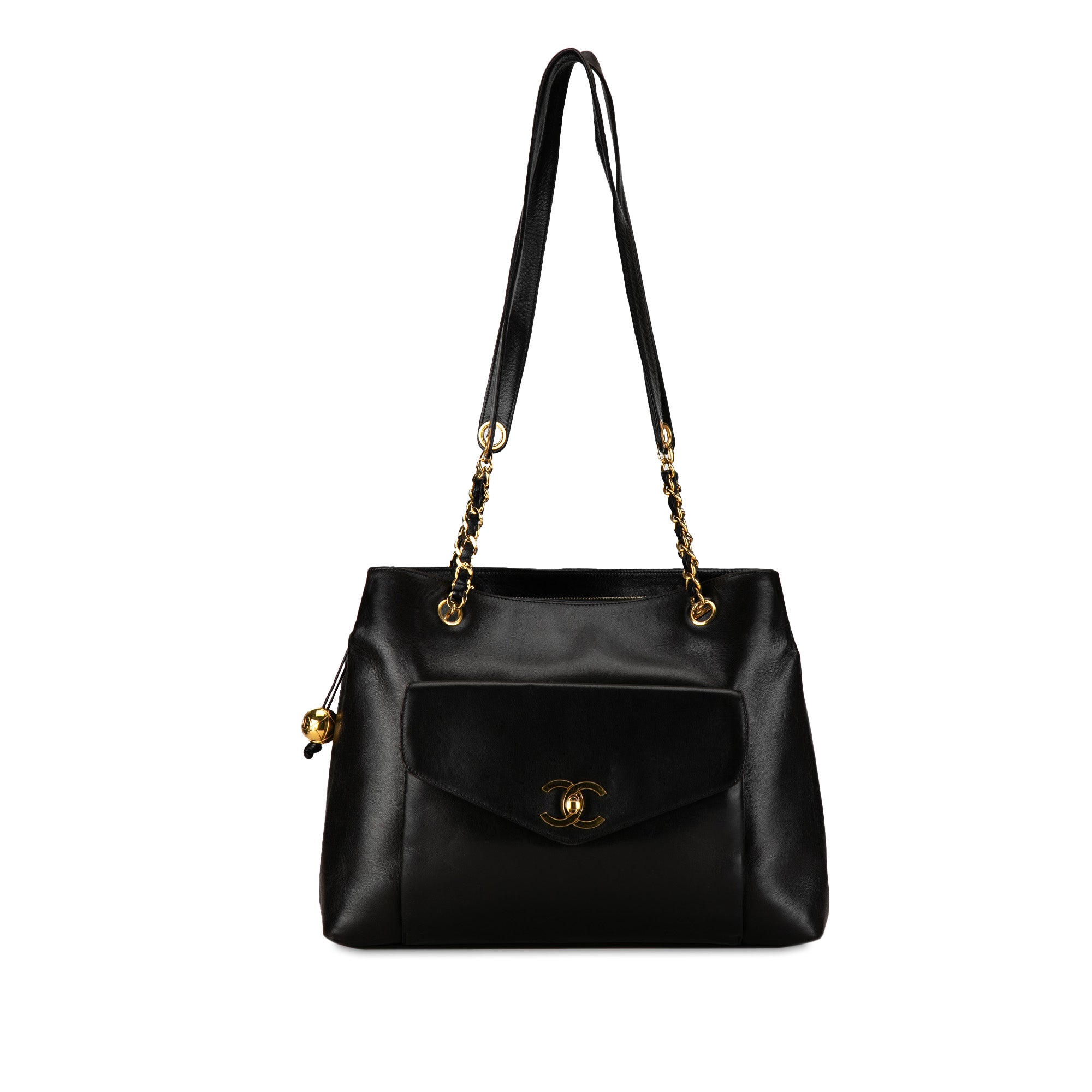 CC Lambskin Front Pocket Tote_0