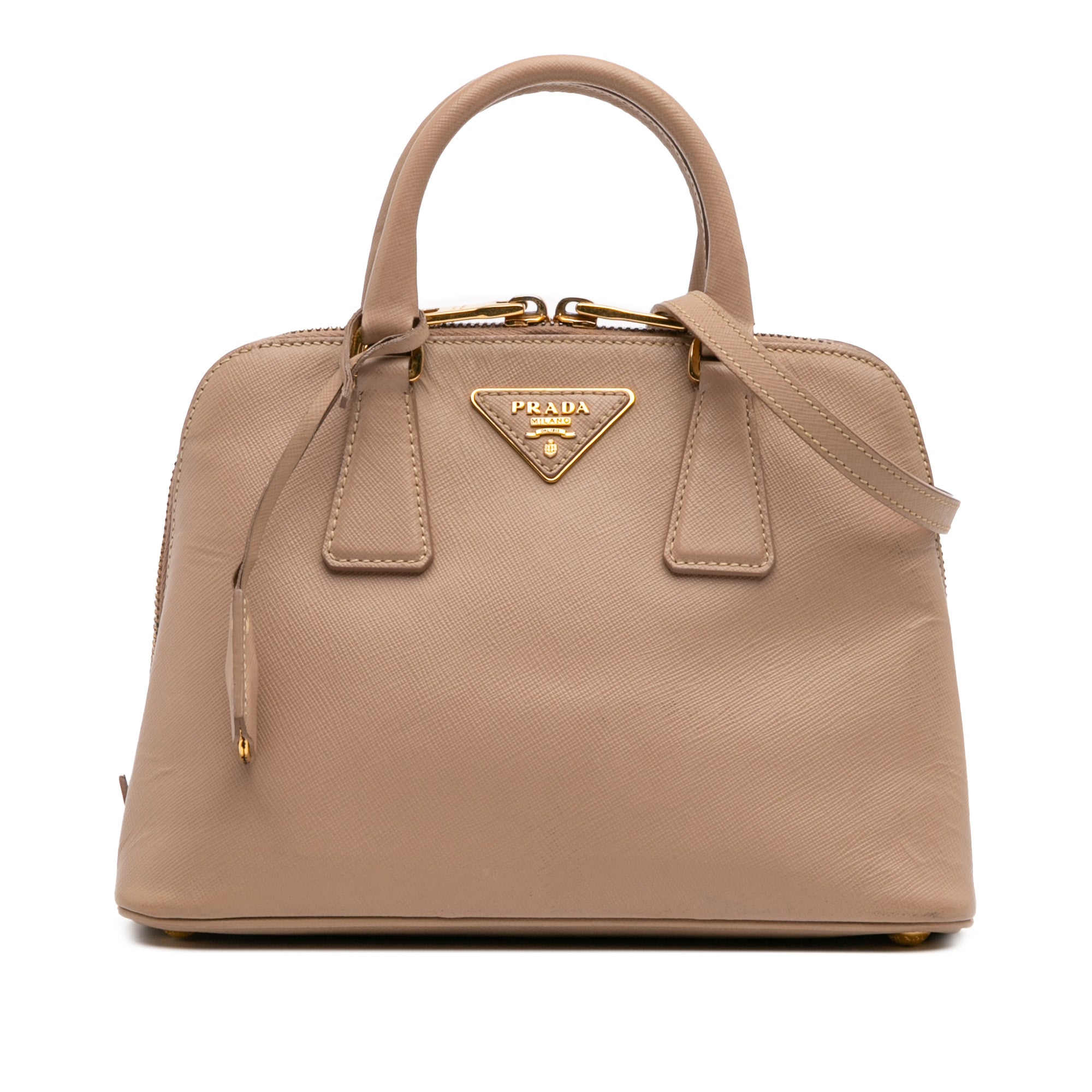 Small Saffiano Lux Promenade Satchel
