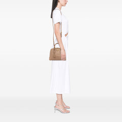 Small Saffiano Lux Promenade Satchel