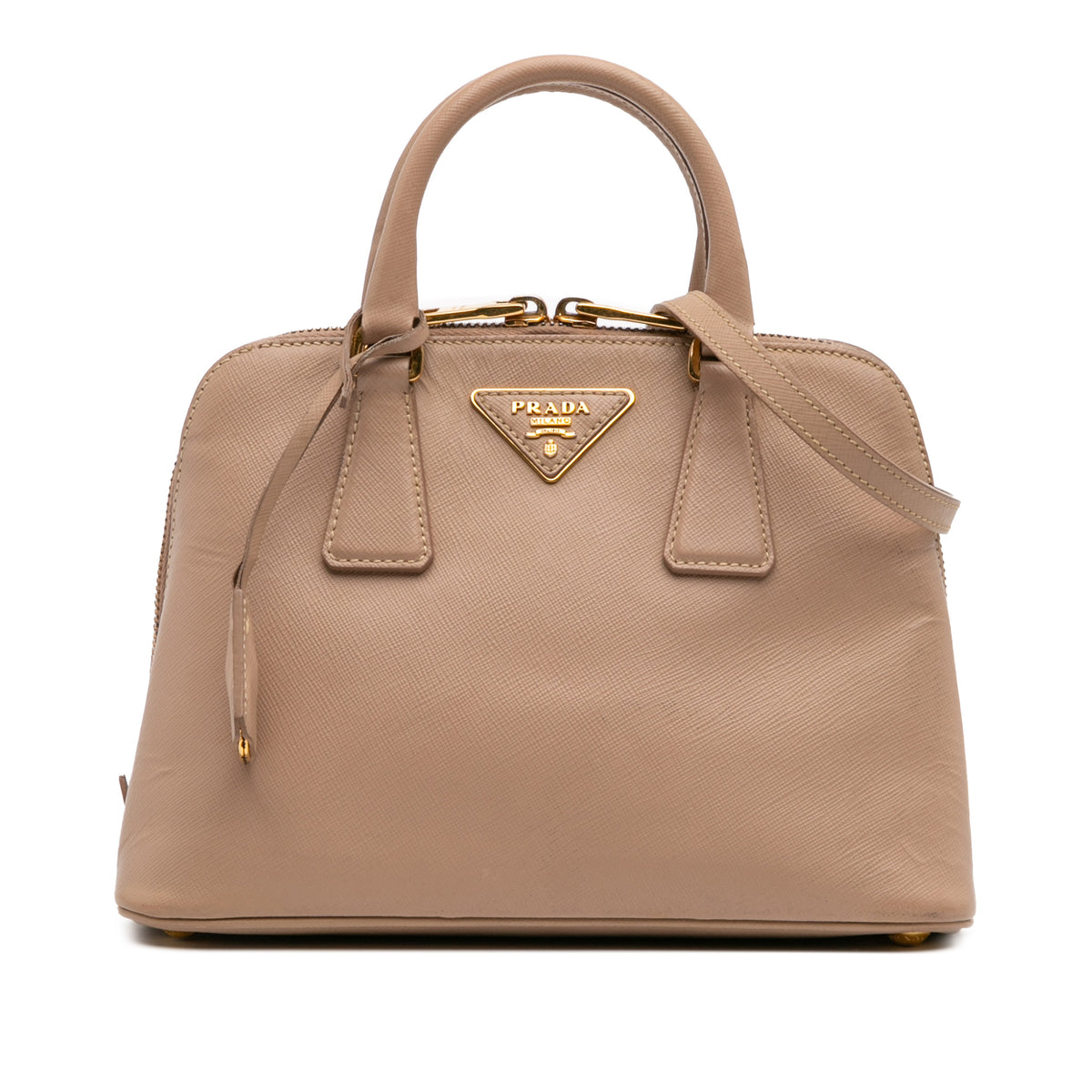 Small Saffiano Lux Promenade Satchel