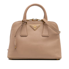Small Saffiano Lux Promenade Satchel