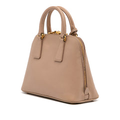 Small Saffiano Lux Promenade Satchel