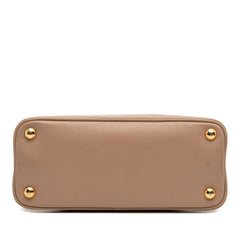 Small Saffiano Lux Promenade Satchel