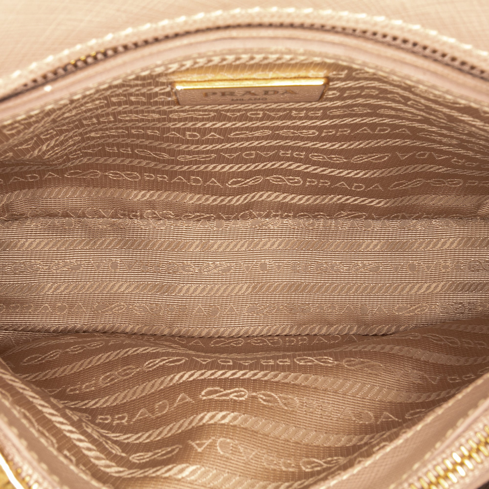 Small Saffiano Lux Promenade Satchel