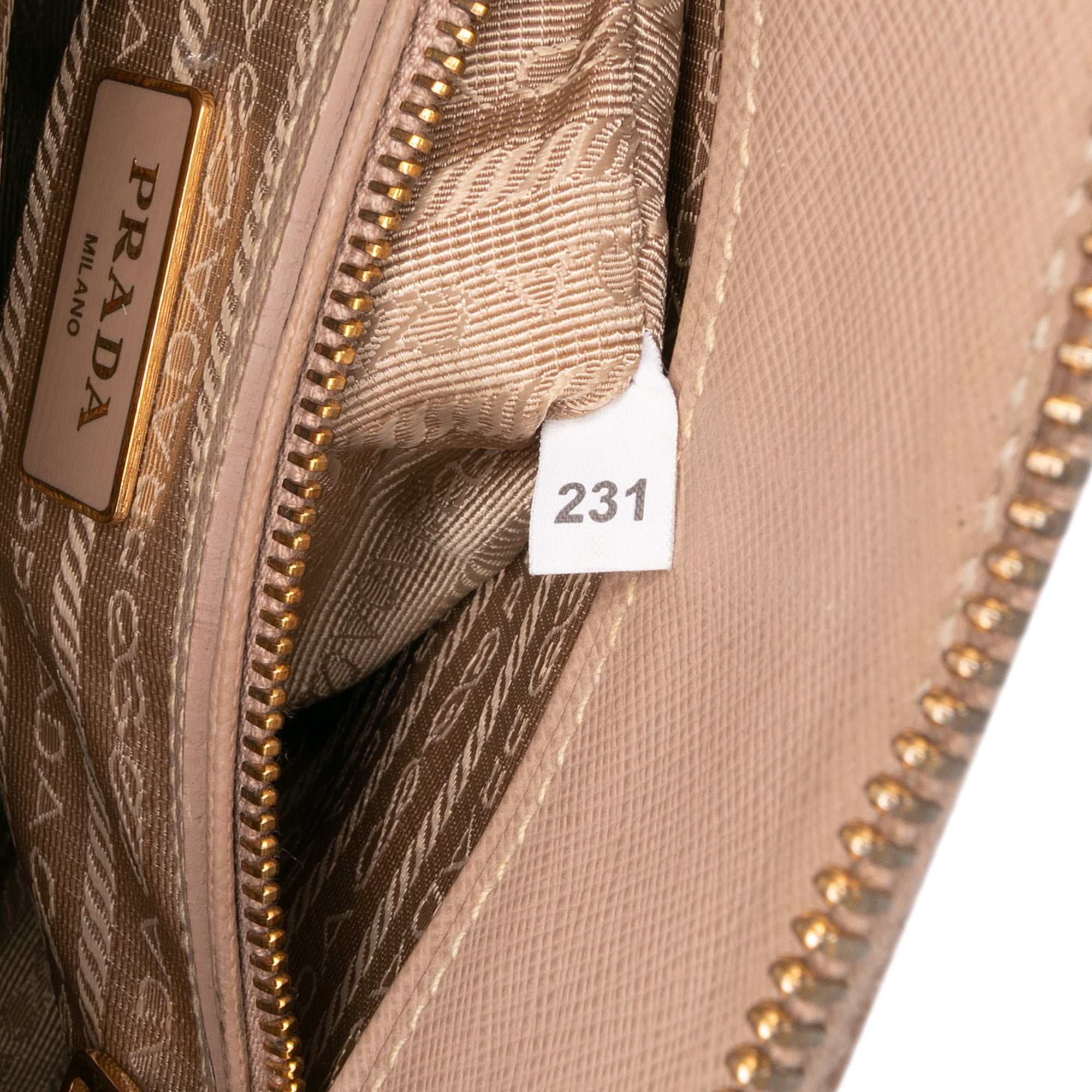Small Saffiano Lux Promenade Satchel