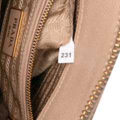 Small Saffiano Lux Promenade Satchel